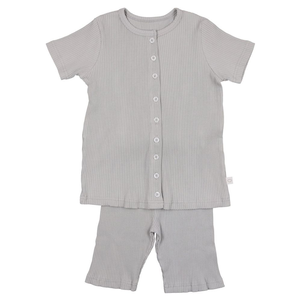 Pouf Baby's Ribbed Cardi Set